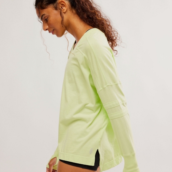 Free People Tops - Free People Light Green Long Sleeve Top